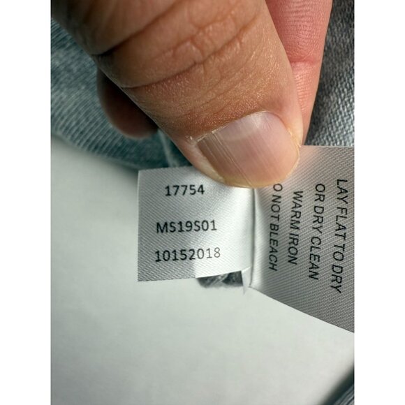 Peter Millar Men's Grey Cotton Silk Blend Crest Quarter-Zip Pullover Sweater XL - Picture 5 of 7